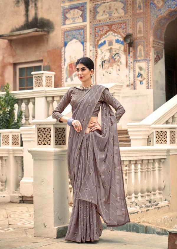 Kashvi Aarini Fancy Wear Georgette Designer Saree Collection